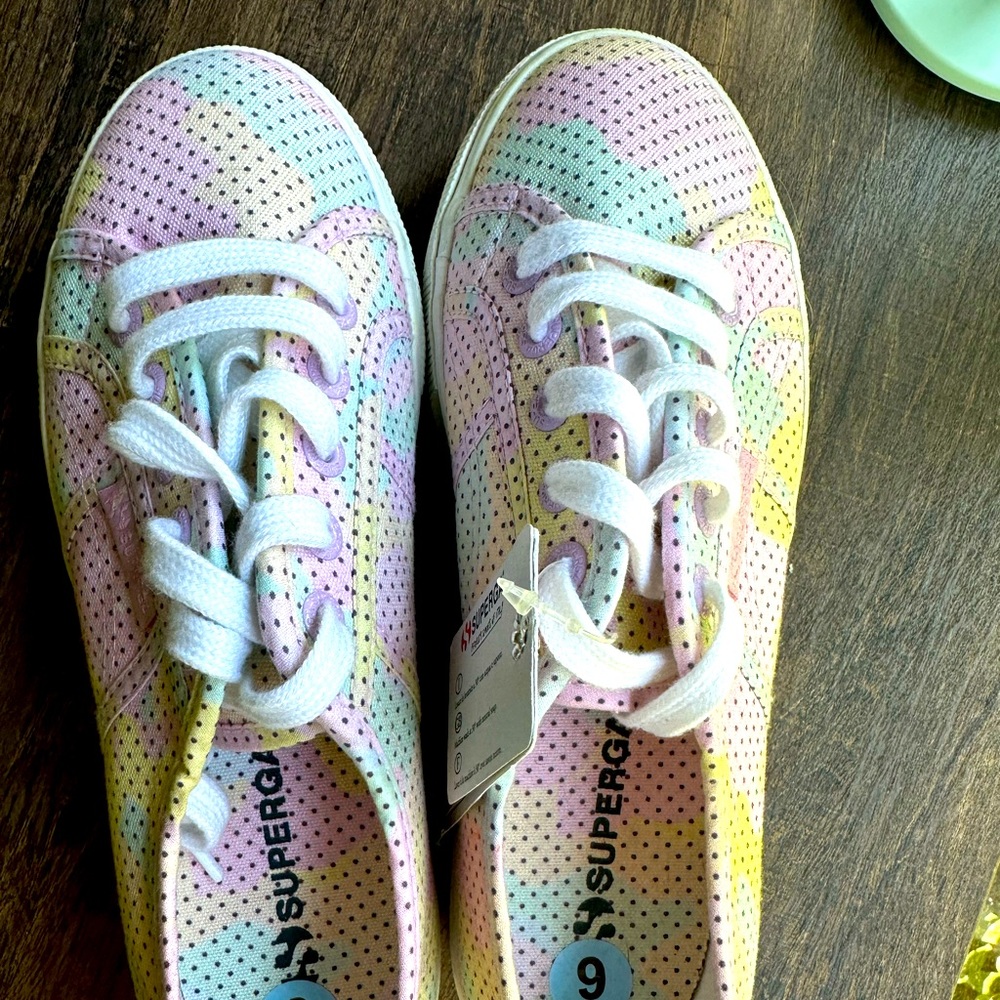 NWT superga platform sneakers sz 6 fantasy